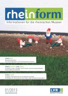 Titelblatt der Zeitschrift 'rheinform'. Ausgabe 1/2013